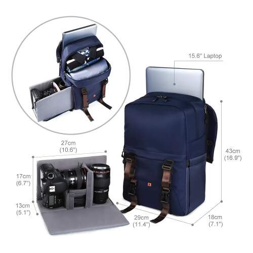 Mochila K&F Concept Backpack P/equipamentos fotograficos