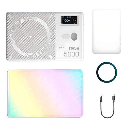 Iluminador Led Rgb Godox Ma5r Power Bank para Celular