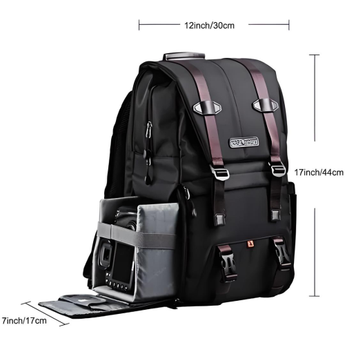 Mochila K&f Concept Backpack P/ Equipame Fotogrficos preta