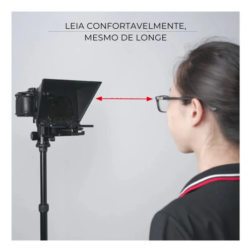 Teleprompter Para Cmera E Celular 8 Porttil Porttil T2pa
