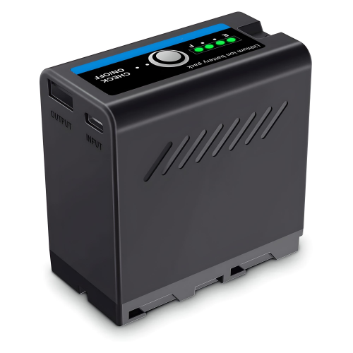 Bateria NP-F990T (F970/F960) Multifuncional Led com Sada USB (7800mAh e 7.4V)