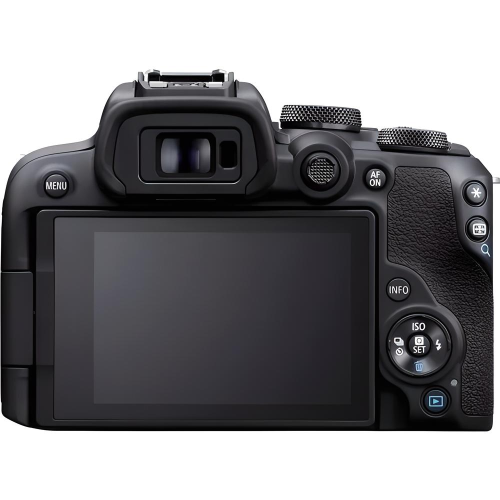 Canon EOS Kit R10 Mais lente RF-S18-45mm F4.5-6.3 IS STM Mirrorless Cor Preto