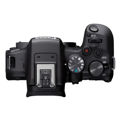 Canon EOS Kit R10 Mais lente RF-S18-45mm F4.5-6.3 IS STM Mirrorless Cor Preto