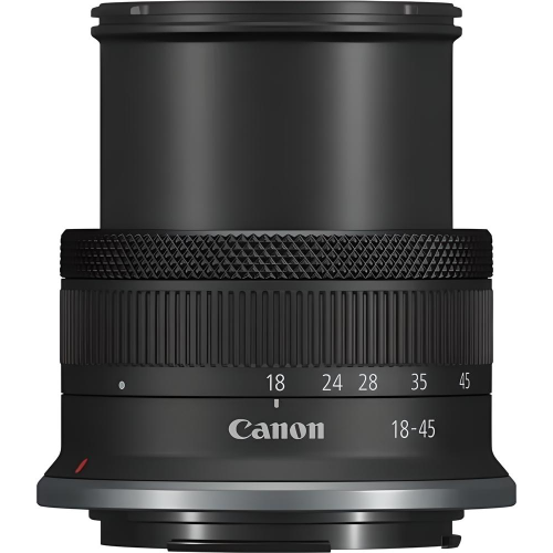Canon EOS Kit R10 Mais lente RF-S18-45mm F4.5-6.3 IS STM Mirrorless Cor Preto