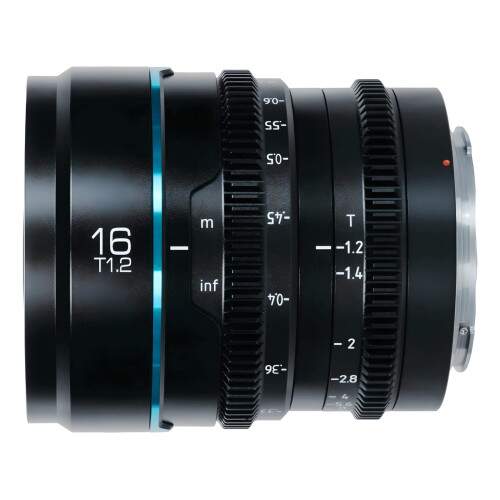 Lente Sirui 16mm T1.2 S35 Cine Night Walker Manual Cor Preto para sony