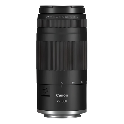 Lente preta Canon Rf 75-300mm F/4-5.6