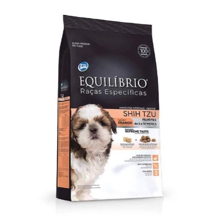Ração Equilíbrio para Cães Shih Tzu Filhotes sabor Frango 2kg ...