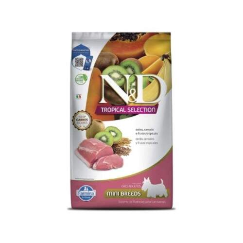 Rao N&D Tropical Selection Suno, Cereais e Frutas Tropicais para Ces Adultos de Raas Minis 2Kg
