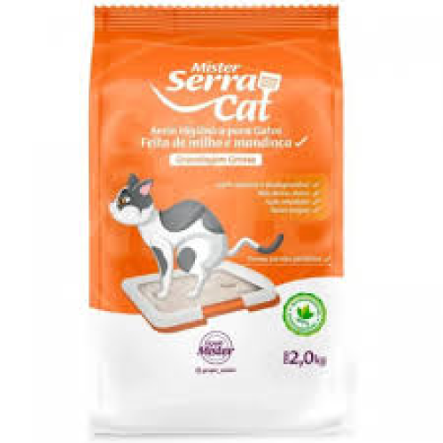 Areia Higinica Para Gatos Serra Cat Grossa