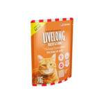 Rao mida Livelong Para Gatos Sabor Delicias das Aves 70g