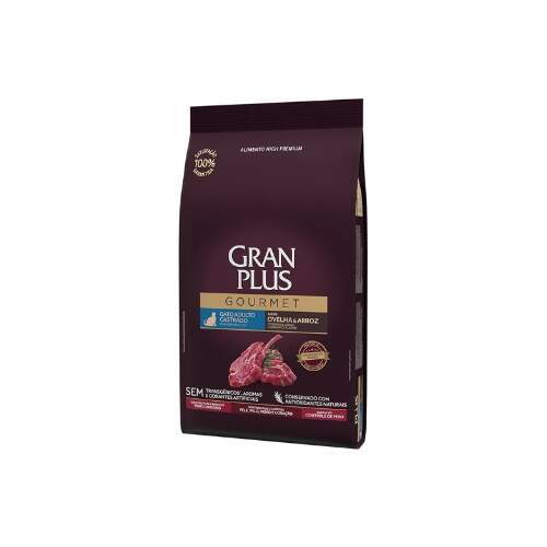 Rao GranPlus Gourmet Gatos Adultos Castrados Ovelha e Arroz