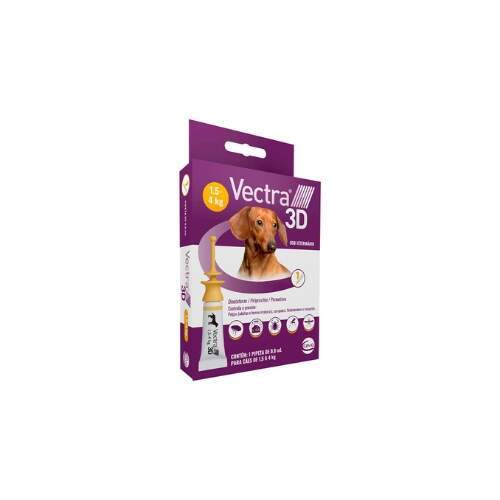 Antipulgas e Carrapatos Ceva Vectra 3D para Ces de 1,5 a 4Kg