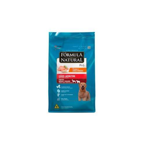 Rao Frmula Natural Pr para Ces Adultos de Porte Mdio e Grande Sabor Frango e Arroz Integral 15kg