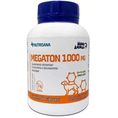 Nutrisana Megaton 1000mg Suplemento Alimentar 60 Cpsulas 60g