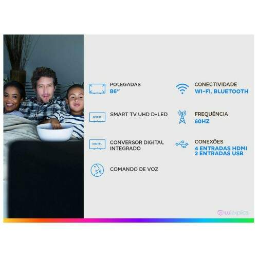 Smart TV UHD D-LED 55