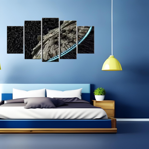 Quadros Mosaico 5 peas Star Wars