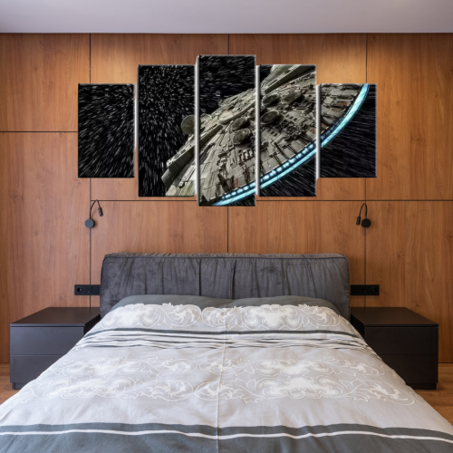 Quadros Mosaico 5 peas Star Wars