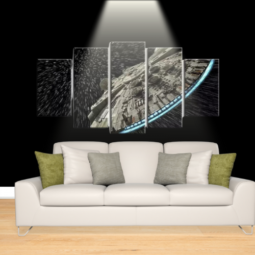 Quadros Mosaico 5 peas Star Wars