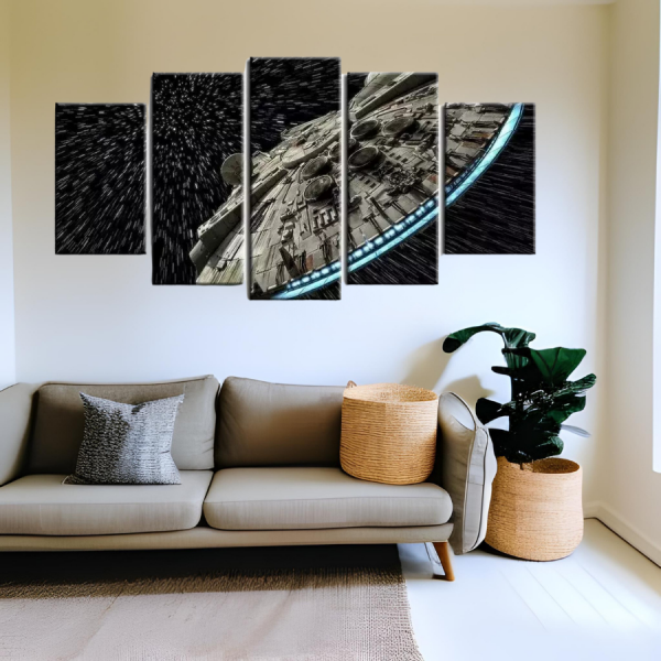 Quadros Mosaico 5 peas Star Wars