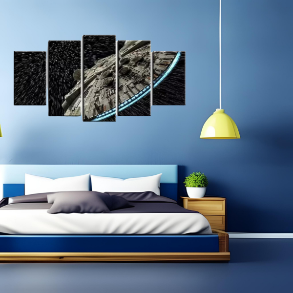 Quadros Mosaico 5 peas Star Wars