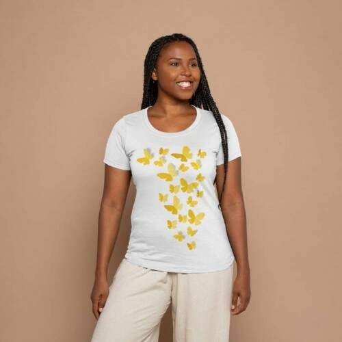 Camiseta Estampada Feminina com Flores