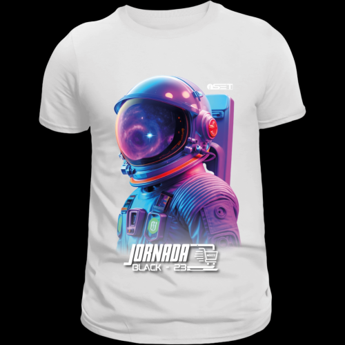Camiseta Astronauta Branca