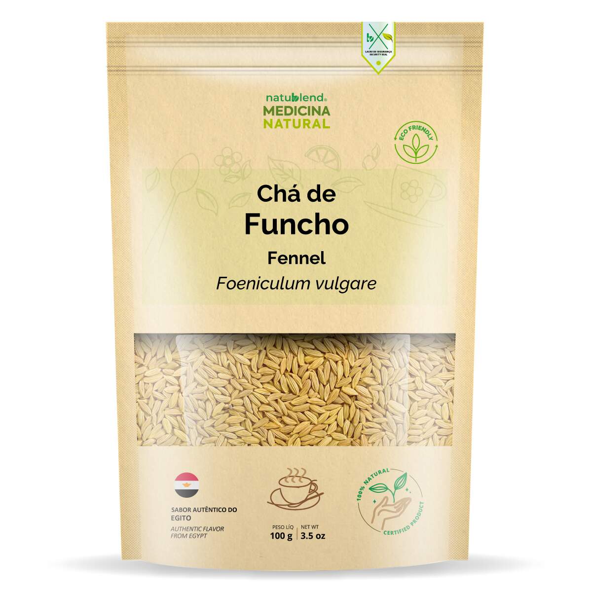 Chá de Funcho - Importado do Egito - Sementes Selecionadas - 100g