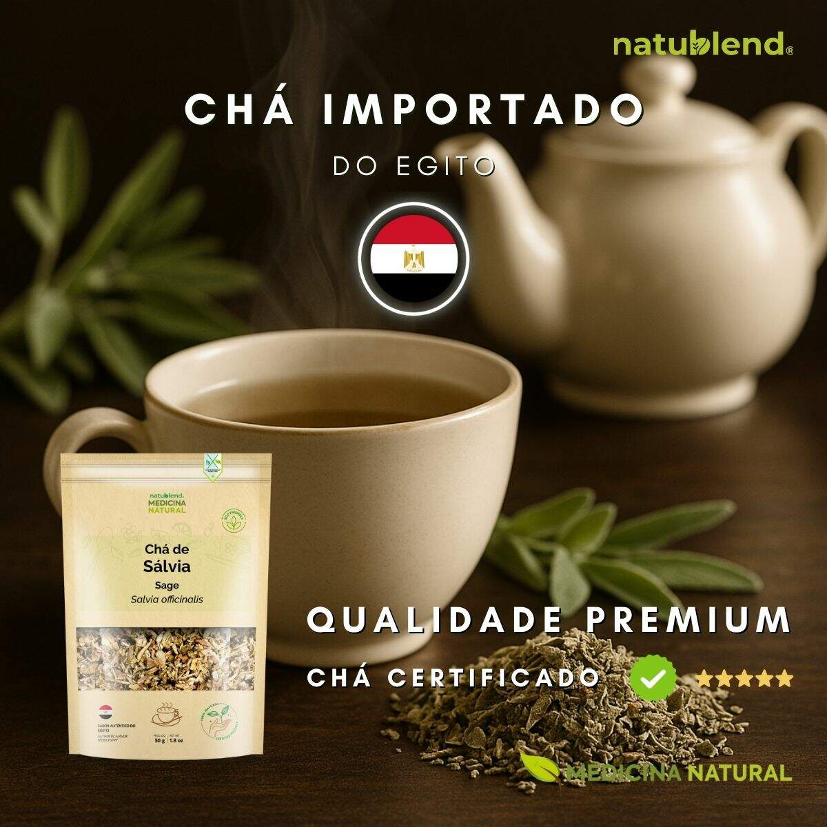 Salvia　計28枚 Chá de Sálvia Importado - Salvia officinalis | Loja Medicina Natural