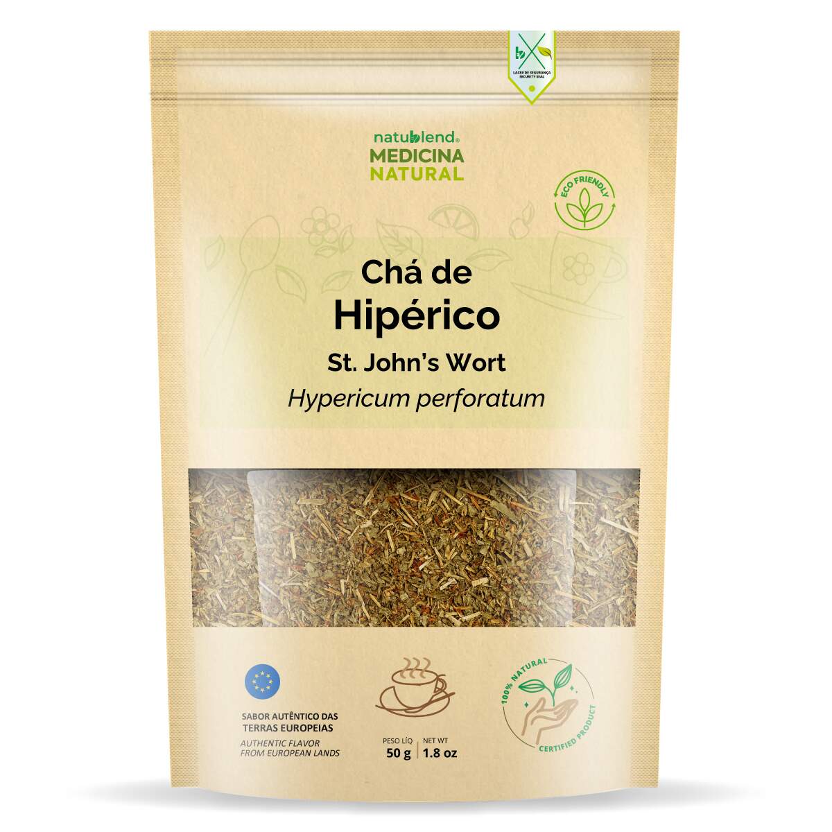 Chá de Erva de São João - Hipérico - Importado da Europa - 50g