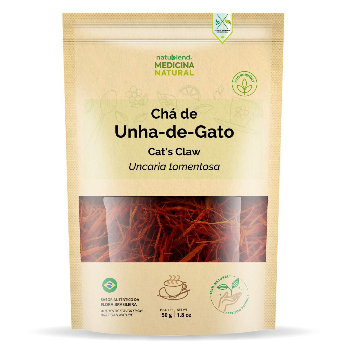 Chá de Unha de Gato 50g — Uncaria tomentosa — Imunoestimulante