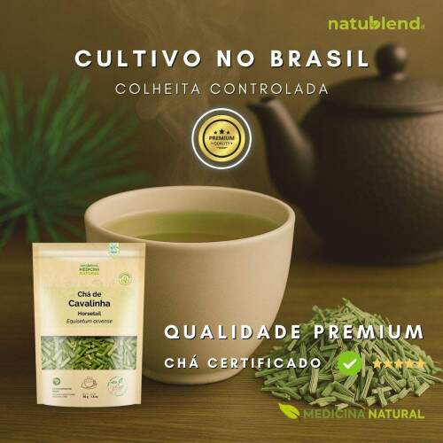 Ch de Cavalinha - Equisetum arvense - Aroma Suave e Perfil Vegetal - 50g