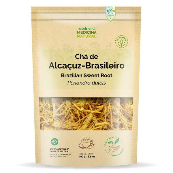 Alcauz Brasileiro Premium - Periandra dulcis - Raiz Doce Nativa - 100g
