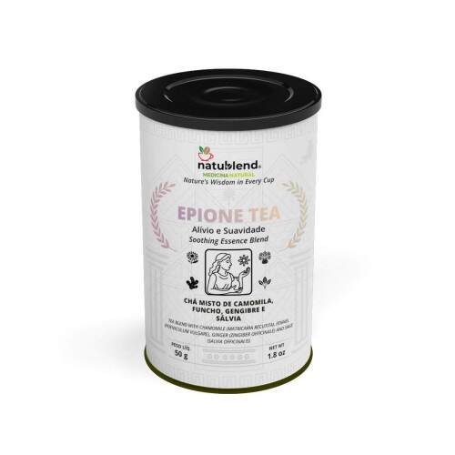 EPIONE TEA - Infuso Reconfortante para Conforto Dirio e Pausas Restauradoras - Lata - 50g
