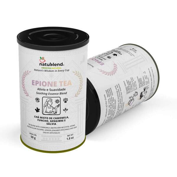 EPIONE TEA - Infuso Reconfortante para Conforto Dirio e Pausas Restauradoras - Lata - 50g