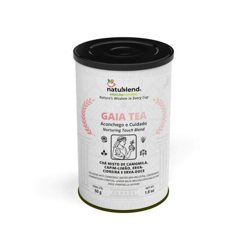 GAIA TEA - Infuso Para Mes e Lactantes com Sabor Leve e Natural - Lata - 50g