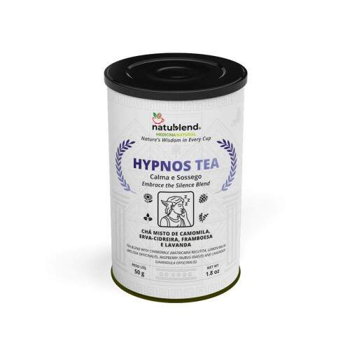HYPNOS TEA - Infuso Para Noites Relaxantes e Momentos de Tranquilidade Profunda - Lata - 50g