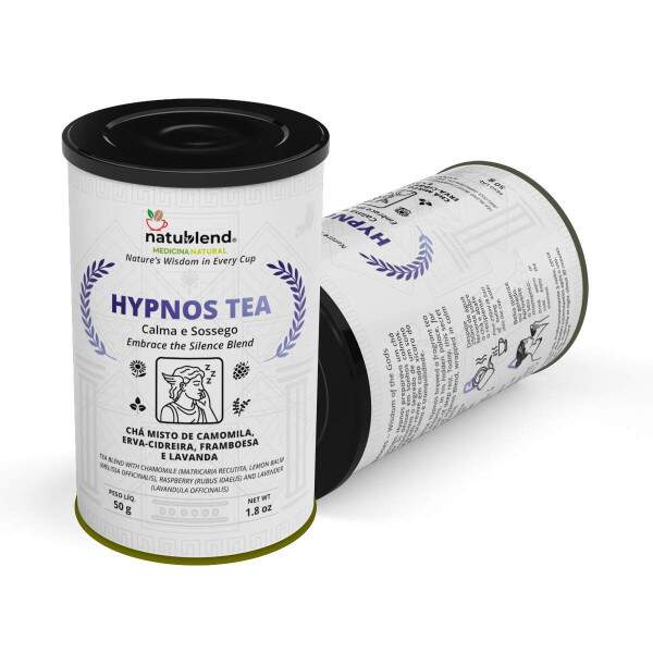 HYPNOS TEA - Infuso Para Noites Relaxantes e Momentos de Tranquilidade Profunda - Lata - 50g