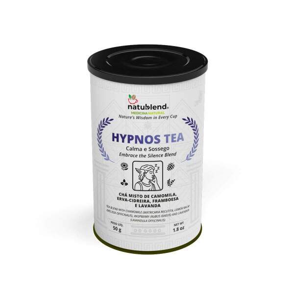 HYPNOS TEA - Infuso Para Noites Relaxantes e Momentos de Tranquilidade Profunda - Lata - 50g