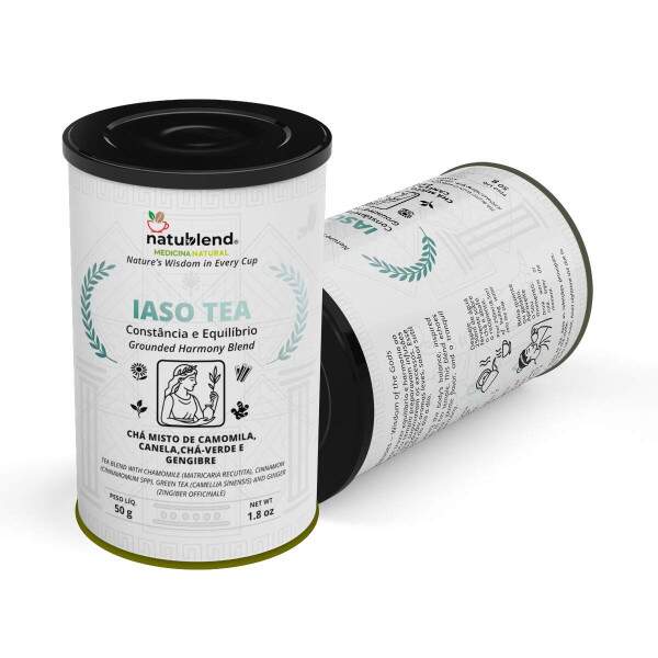 IASO TEA - Infuso Aromtica e Equilibrada Para o Bem-Estar Dirio - Lata - 50g