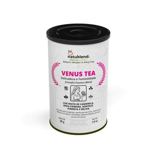 VENUS TEA - Infuso Floral Para o Bem-Estar Feminino com Sabor Delicado