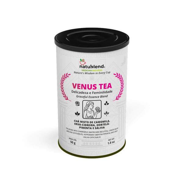 VENUS TEA - Infuso Floral Para o Bem-Estar Feminino com Sabor Delicado