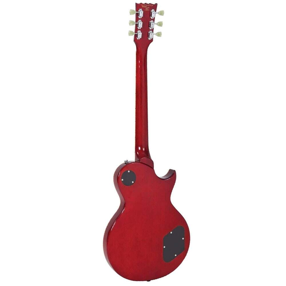 Guitarra Vintage Les Paul V100 Canhota Cherry Sunburst - Mundo do