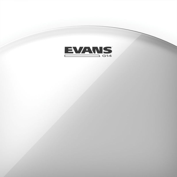 Pele Batedeira Evans G2 Clear 14 Polegadas Filme Duplo - TT14G2