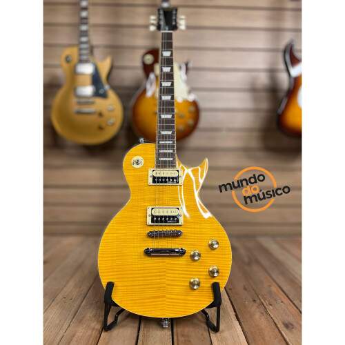 Guitarra Vintage Les Paul Paradise Reissued V100AFD amb - Mundo do