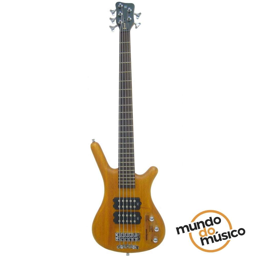 Contra Baixo Rockbass Corvette Double Buck 5 Cordas Honey Burst