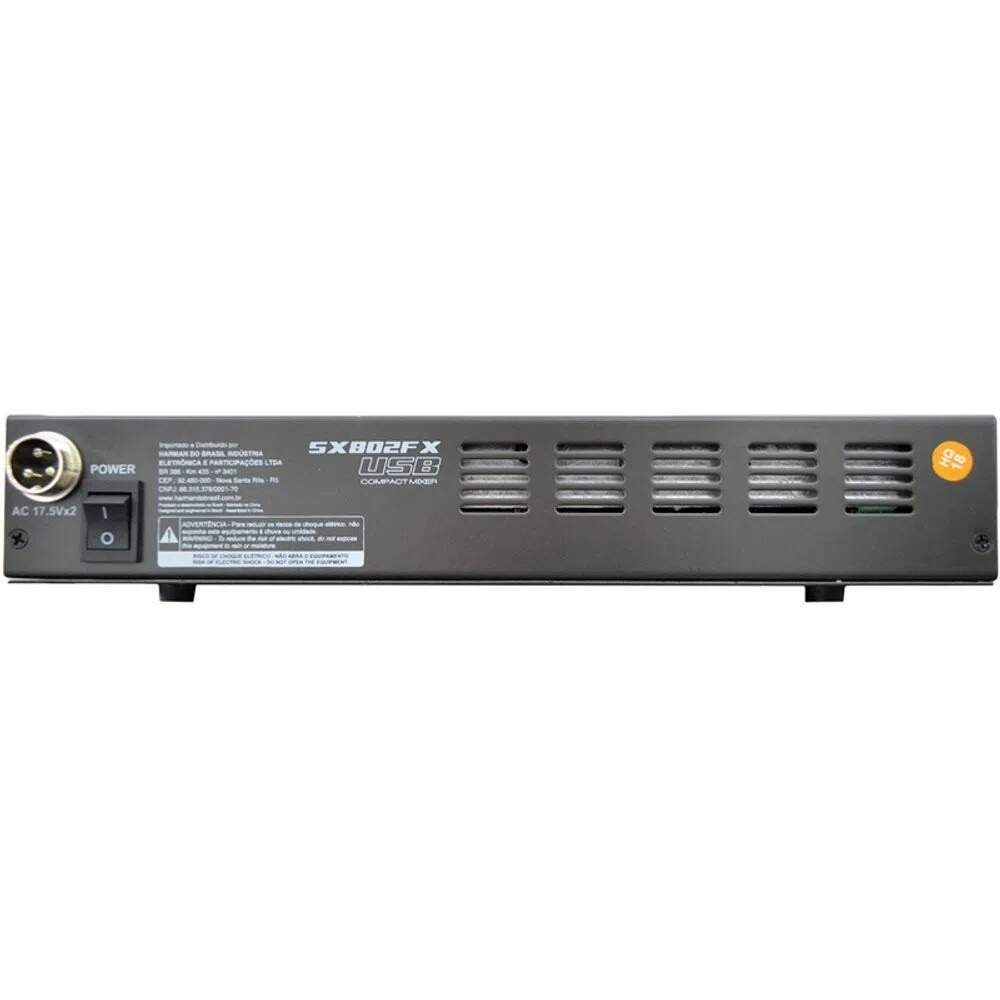 Mesa De Som 8 Canais Usb Soundcraft SX802FX-USB Analógico - Mundo