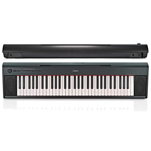 Teclado Yamaha NP12 Piaggero Preto Piano Digital - Mundo do Músico