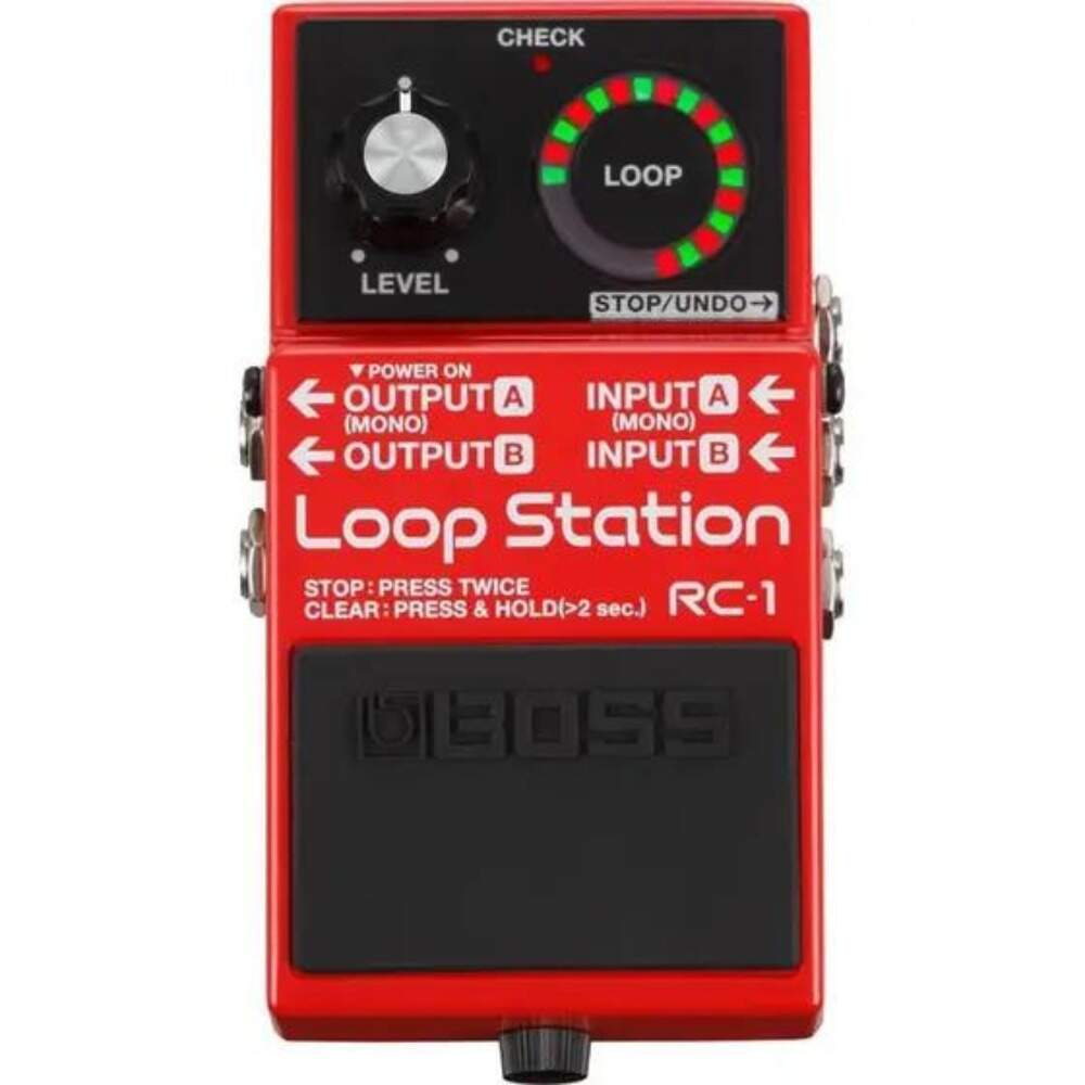 Pedal de Efeito Boss Loop Station para Guitarra RC1 - Mundo do Músico