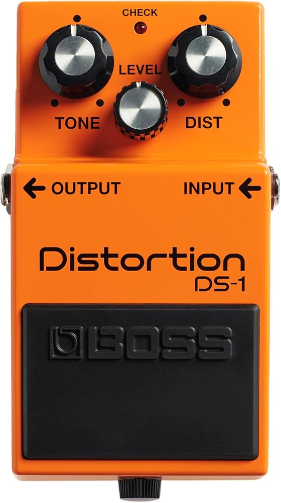 ギター BOSS DS-1-4A Distortion Pedal de Efeito Boss DS1 Distorção para Guitarra - Mundo do Músico