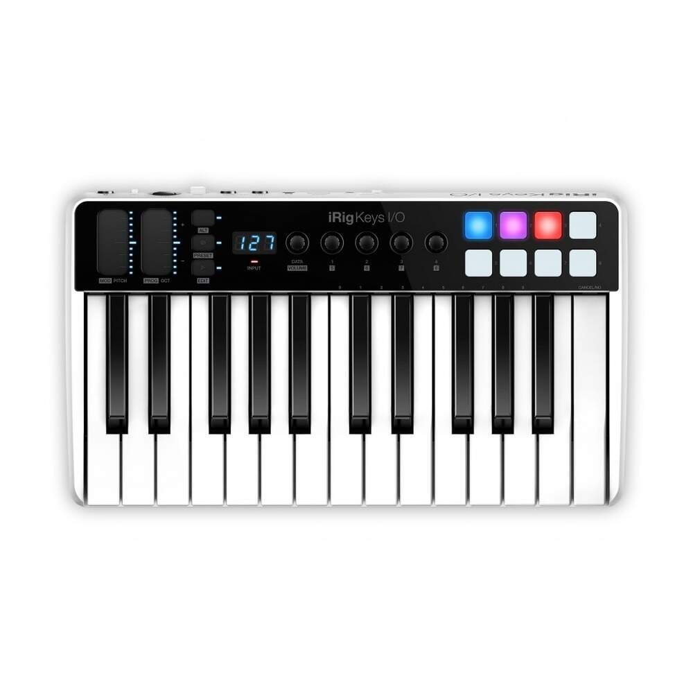 DTM・DAW IK Multimedia iRig Keys I/O25 Teclado Controlador Com Interface IK Irig Keys I/O 25 - Mundo do